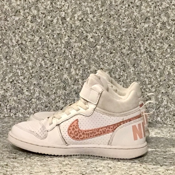 leopard nike high tops